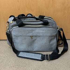 Gray Convertible Diaper Bag